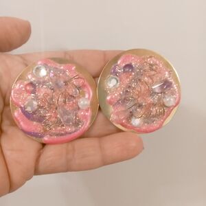 Vintage 1980s Glitter earrings